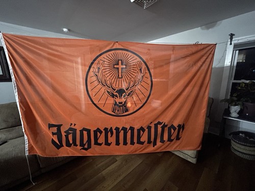 Huge jagermeister flag - jagermeister,