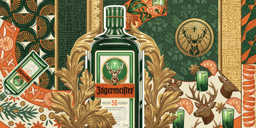Jagermeister flag banner - flag,