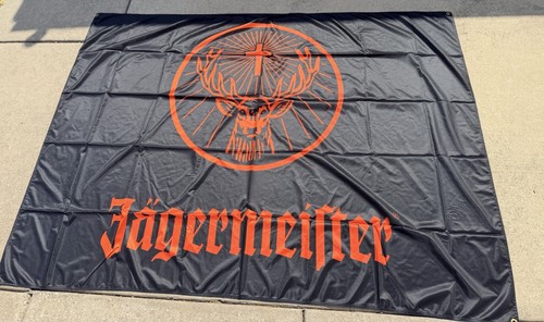 Jagermeister black orange flag - black,