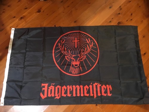 Jagermeister bar flag poster - jagermeister,