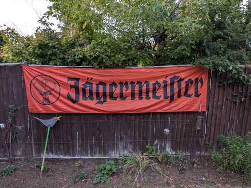 Jagermeister banner 300cm - jagermeister,